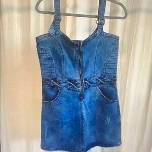 Stylish Blue Denim Dress